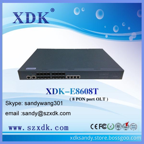 8pon OLT Compact with BDCOM OLT HUAWEI ZTE OLT F668
